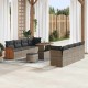 Sonata H Градински Софа Комплект 11 pcs Сив 90 x 55 x 71 cm полиратан