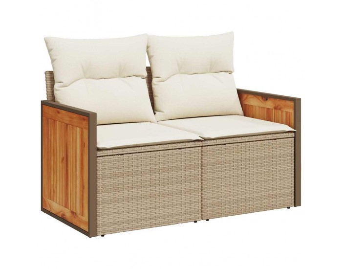 Sonata H Градински Софа Комплект 10 pcs Бежово 90 x 55 x 71 cm полиратан