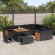 Sonata H Градински Софа Комплект 12 pcs Черно 100 x 100 x 71 cm