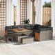 Sonata H Градински Софа Комплект 12 pcs Сиво Тъмносиво 100 x 100 x 71 cm