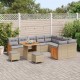 Sonata H Градински Софа Комплект 12 pcs Бежово и светло сиво