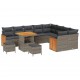 Sonata H Градински Софа Комплект 12 pcs Сиво Тъмносиво 80 x 80 x 71 cm