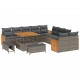 Sonata H Градински Софа Комплект 13 pcs Сиво Тъмносиво 100 x 100 x 71 cm