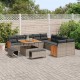 Sonata H Градински Софа Комплект 13 pcs Сиво Тъмносиво 100 x 100 x 71 cm