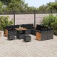 Sonata H Градински Софа Комплект 13 pcs Черно 80 x 80 x 71 cm полиратан