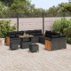Sonata H Градински Софа Комплект 13 pcs Черно 90 x 55 x 71 cm полиратан