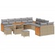 Sonata H Градински Софа Комплект 13 pcs Бежово 90 x 55 x 71 cm полиратан