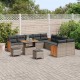 Sonata H Градински Софа Комплект 13 pcs Сиво Тъмносиво 90 x 55 x 71 cm