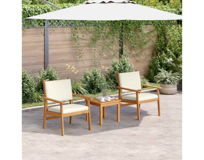 Sonata H Градински Софа Комплект 3 pcs Кафяво 45 x 45 x 38см