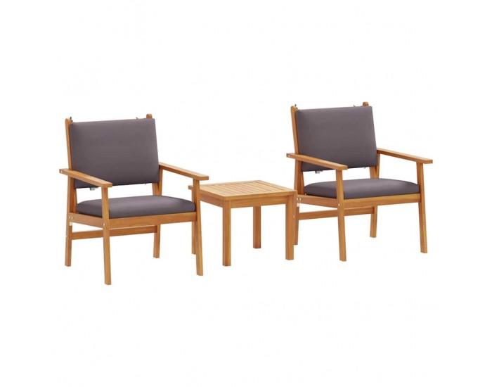 Sonata H Градински Софа Комплект 3 pcs Кафяво 45 x 45 x 38см