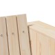Sonata Canapea de grădină natural 185,5 x 60 x 62 cm Lemn de pin masiv