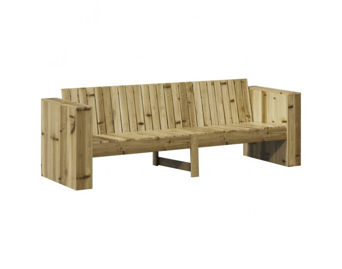 Sonata H Градински диван Зелен 185.5 x 60 x 62 см