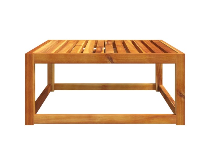 Sonata Masă de grădină, 65x65x29 cm, lemn masiv de acacia