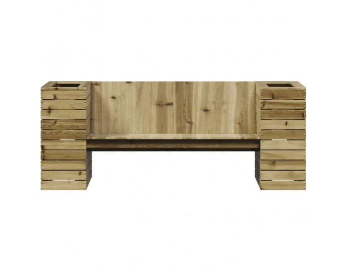 Sonata H Пейка със саксии, 167,5x60x65 см, импрегнирана борова дървесина