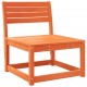 Sonata H Градински дивани с възглавници, 2 бр, восъчнокафяв бор масив