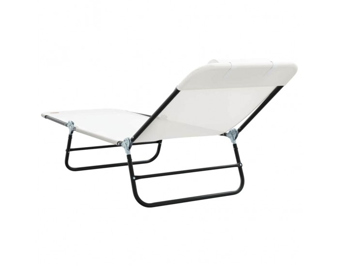 Sonata H Сгъваем шезлонг 1-човек Крем 182 x 55 x 85.5 см Textilene