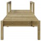 Sonata H Шезлонг 199,5x62x55 см импрегниран бор