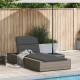 Sonata H Шезлонг с плаваща възглавница Grey Poly Rattan