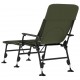 Sonata H Риболовно легло с регулируеми лапи за кал, сгъваемо, зелено