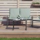Sonata H Градинска маса антрацит 55x40x37 cм стомана