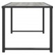 Sonata H Градинска маса антрацит 55x40x37 cм стомана