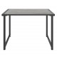Sonata H Градинска маса антрацит 55x40x37 cм стомана