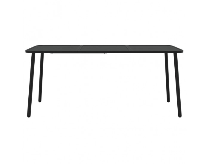 Sonata H Градинска маса антрацит 165x80x71 cм стомана