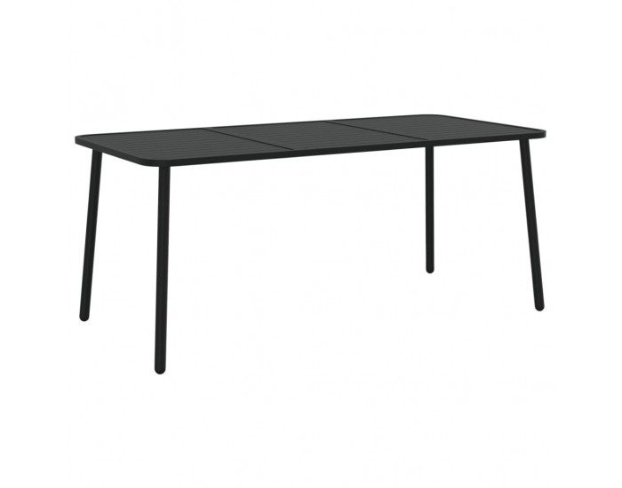 Sonata H Градинска маса антрацит 165x80x71 cм стомана