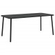 Sonata H Градинска маса антрацит 165x80x71 cм стомана