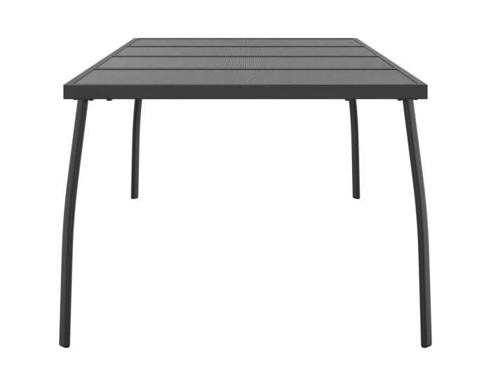 Sonata H Градинска маса антрацит 200x100x72 cм стомана мрежа