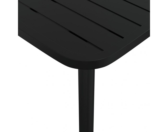 Sonata H Градинска маса антрацит 80x80x71 cм стомана