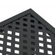 Sonata H Градинска маса антрацит 50x50x72 cм стомана