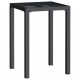Sonata H Градинска маса антрацит 50x50x72 cм стомана