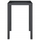 Sonata H Градинска маса антрацит 50x50x72 cм стомана