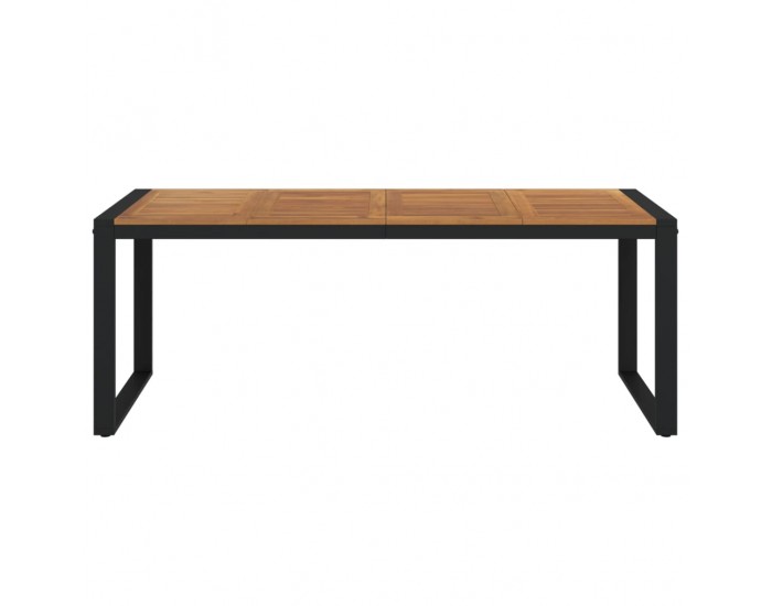 Sonata H Градинска маса с U-образни крака 200x90x75 см масивна акация