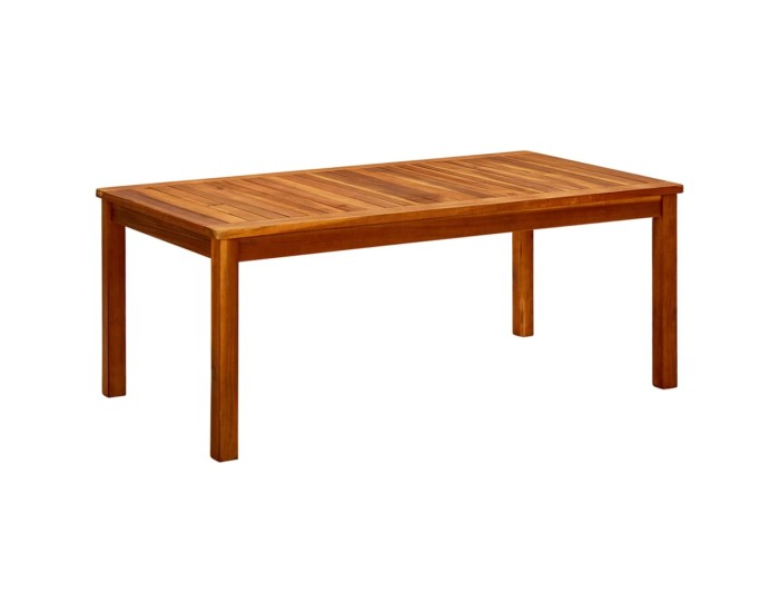 Sonata Măsuță de cafea de grădină 110x60x45 cm lemn masiv acacia