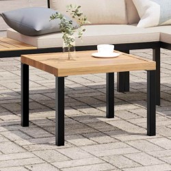 Sonata H Външна кафе маса черна 55x55x39,5 см прахово боядисана стомана - Mese de grădină