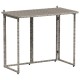 Sonata Masă de grădină pliabilă gri 90x51x75 cm Poly Ratan