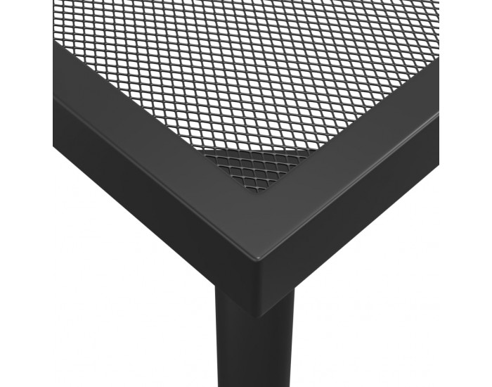 Sonata H Градинска маса антрацит 100x100x72 cм стомана мрежа