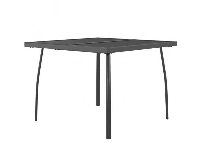 Sonata H Градинска маса антрацит 100x100x72 cм стомана мрежа