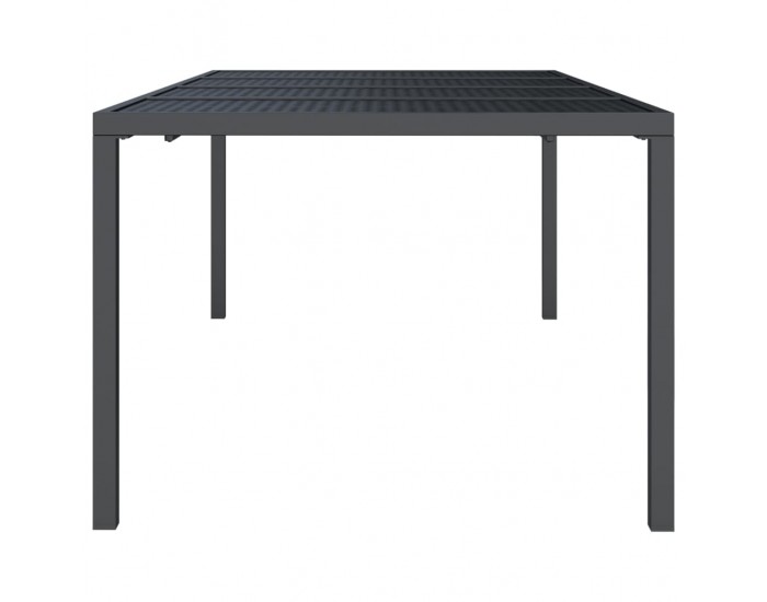 Sonata H Градинска маса антрацит 200x100x72 cм стомана