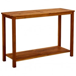 Sonata H Градинска конзолна маса, 110x40x75 см, акациево дърво масив - Mese de grădină