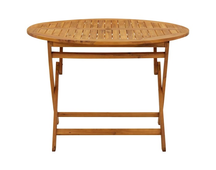 Sonata Masă de grădină pliabilă, 110 cm, lemn masiv de acacia
