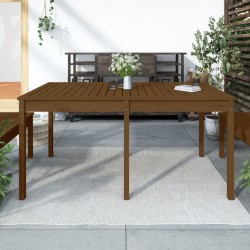 Sonata H Градинска маса меденокафява 159,5x82,5x76 см борово дърво масив - Mese de grădină