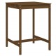 Sonata H Градинска маса меденокафява 82,5x82,5x110 см борово дърво масив