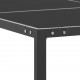 Sonata H Градинска маса антрацит 130x130x72 cм стомана и стъкло