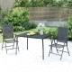 Sonata H Градинска маса антрацит 110x80x72 cм стомана мрежа
