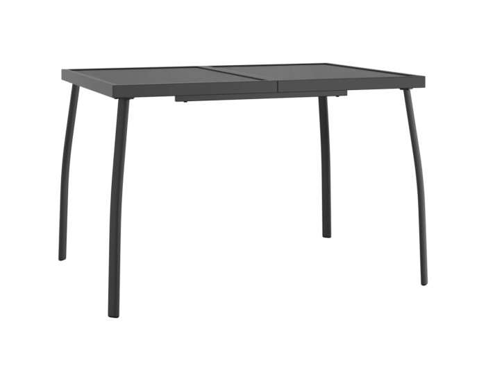 Sonata H Градинска маса антрацит 110x80x72 cм стомана мрежа
