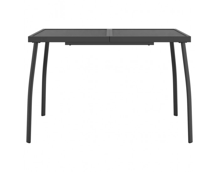 Sonata H Градинска маса антрацит 110x80x72 cм стомана мрежа