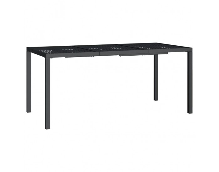 Sonata H Градинска маса антрацит 165x80x72 cм стомана
